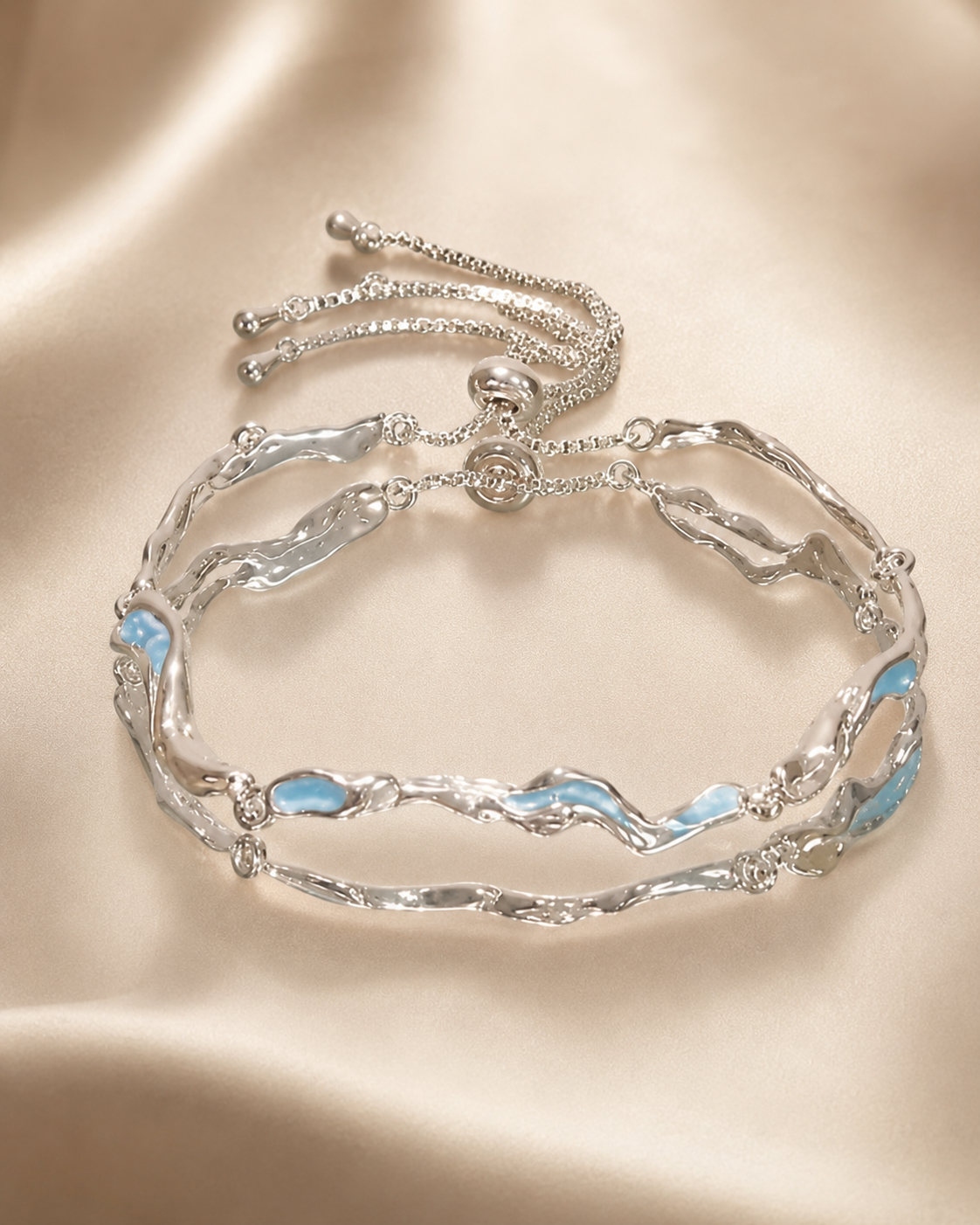 Wavy Enamel Bracelet