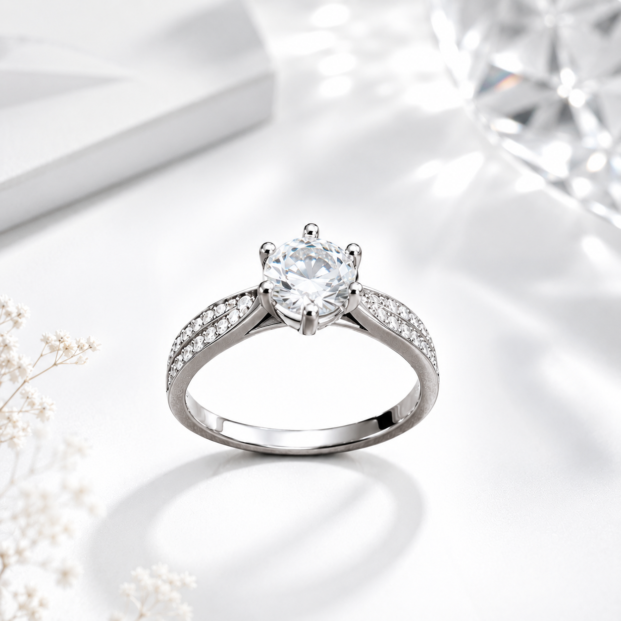 Elegant Solitaire Ring